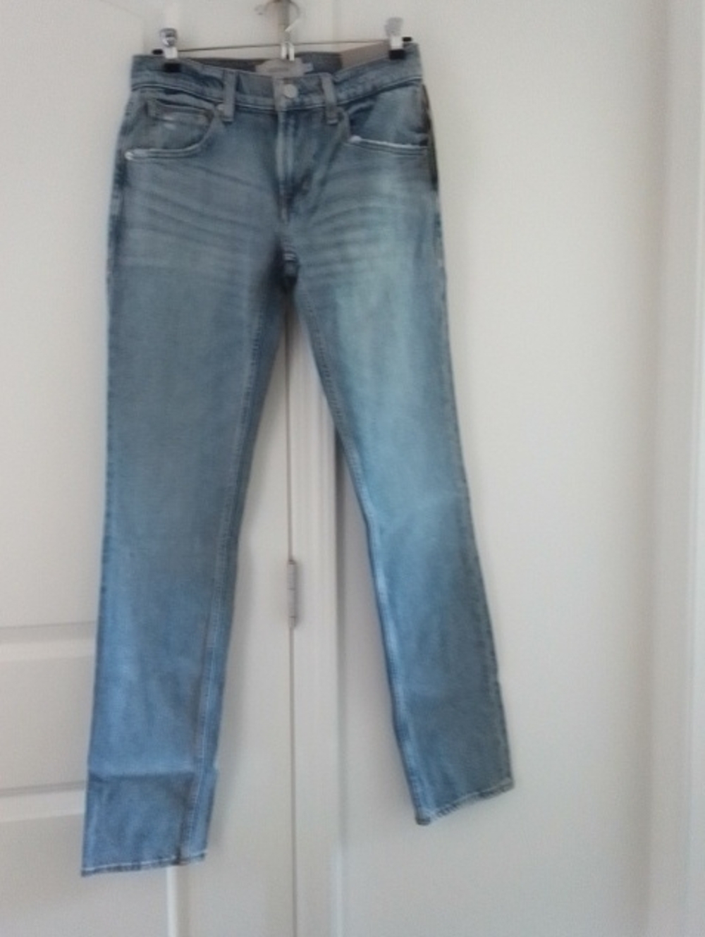 Hudson Jeans Men's Light Blue Slim Straight Denim